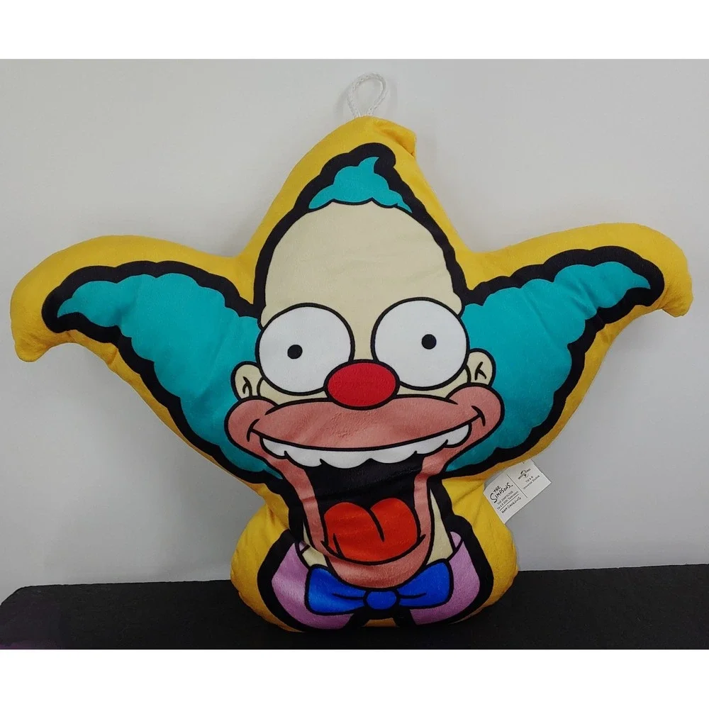Universal Studios Simpsons Krusty the Clown Plush Pillow Hanger 16